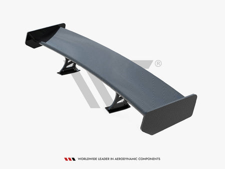 Carbon Spoiler With Internal Brackets Uprights + LED Audi A5 Coupe 8T