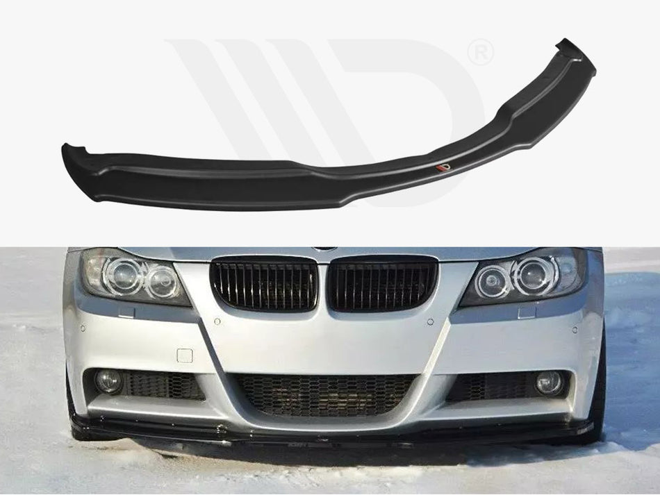 MAXTON DESIGN Front Splitter V.1 BMW 3 E90 M-Sport (2004-2008) - Textured
