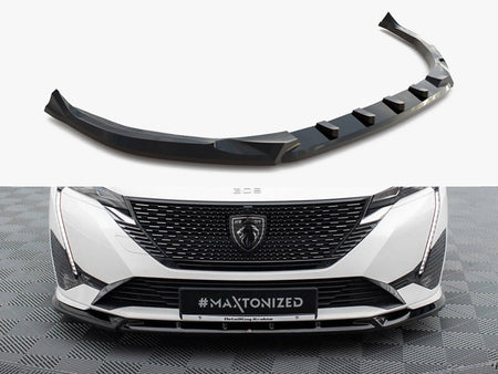 Maxton Design Front Splitter Peugeot 308 GT Mk3 - PE-308-3-GT-SW-FD1G - Image 1