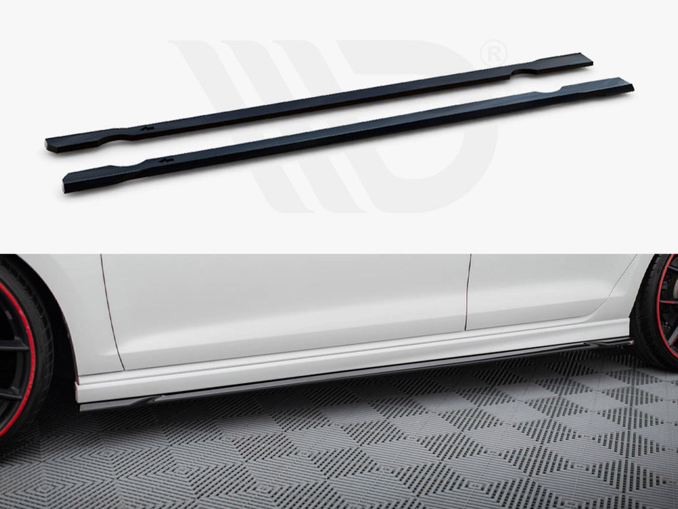 MAXTON DESIGN Side Skirts Diffusers V.4 Volkswagen Golf R / R-Line Mk7