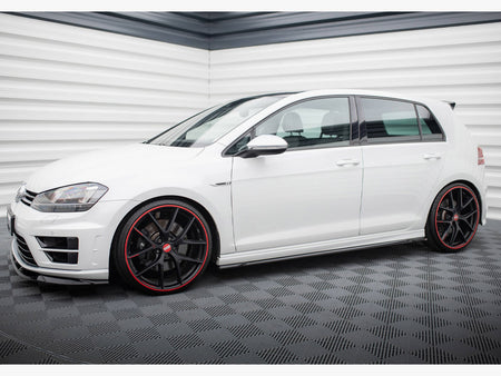 Maxton Design Side Skirts Diffusers V.4 Volkswagen Golf R / R-Line Mk7 - VW-GO-7-R-SD4G - Image 2