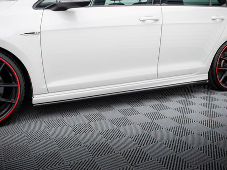 Side Skirts Diffusers V.3 Volkswagen Golf R / R-Line Mk7