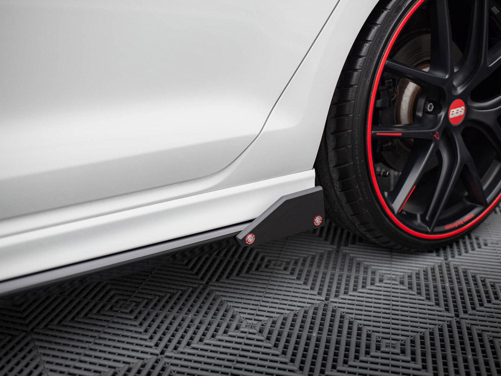 Maxton Design Side Skirts Diffusers V.3 + Flaps Volkswagen Golf R / R-Line Mk7 - VW-GO-7-R-SD3G+SF1B - Image 5