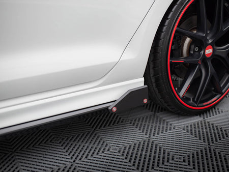 Maxton Design Side Skirts Diffusers V.3 + Flaps Volkswagen Golf R / R-Line Mk7 - VW-GO-7-R-SD3G+SF1B - Image 5
