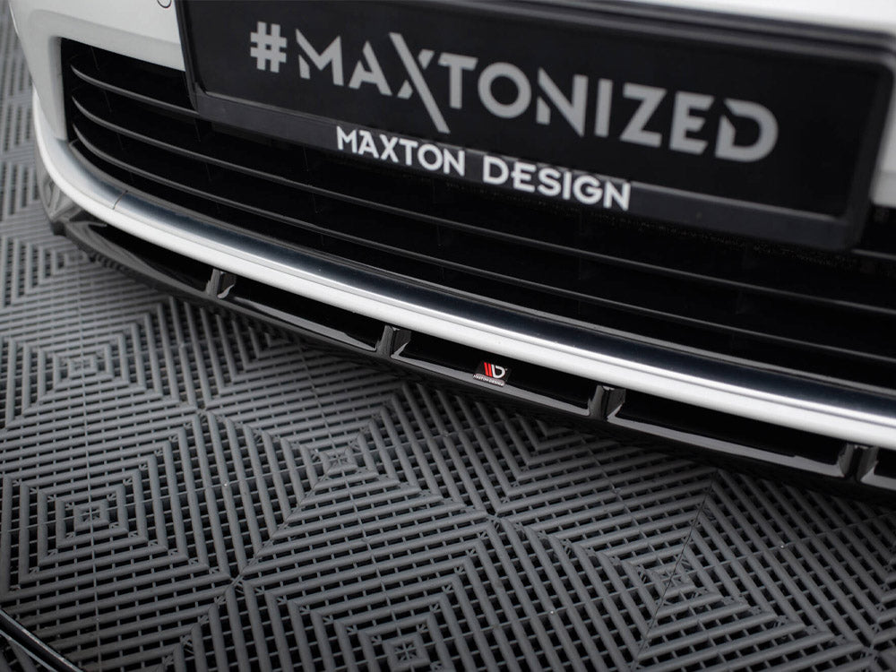 Maxton Design Front Splitter V.5 + Flaps Volkswagen Golf R / R-Line Mk7 - VW-GO-7-R-FD5G+FSF1B - Image 4