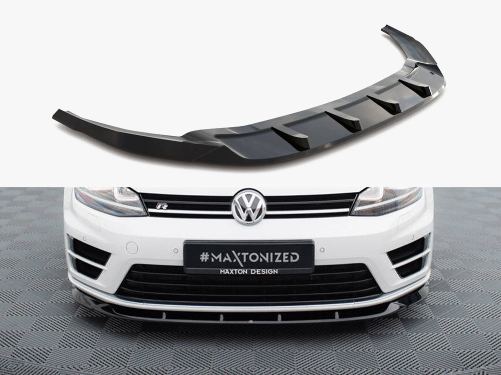 Maxton Design Front Splitter V.6 Volkswagen Golf R / R-Line Mk7 - VW-GO-7-R-FD6G - Image 1