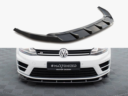 Maxton Design Front Splitter V.6 Volkswagen Golf R / R-Line Mk7 - VW-GO-7-R-FD6G - Image 1