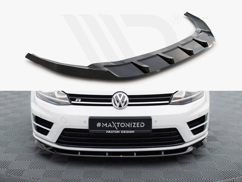 MAXTON DESIGN Front Splitter V.6 Volkswagen Golf R / R-Line Mk7
