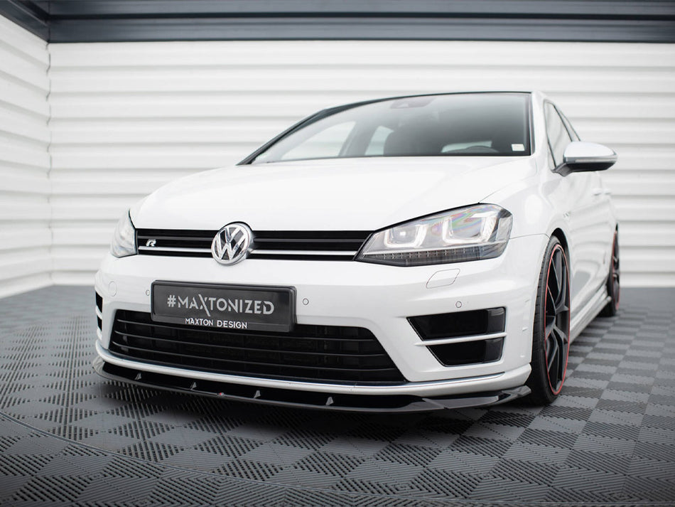 Maxton Design Front Splitter V.6 Volkswagen Golf R / R-Line Mk7 - VW-GO-7-R-FD6G - Image 2
