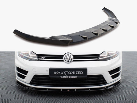 Maxton Design Front Splitter V.5 Volkswagen Golf R / R-Line Mk7 - VW-GO-7-R-FD5G - Image 1