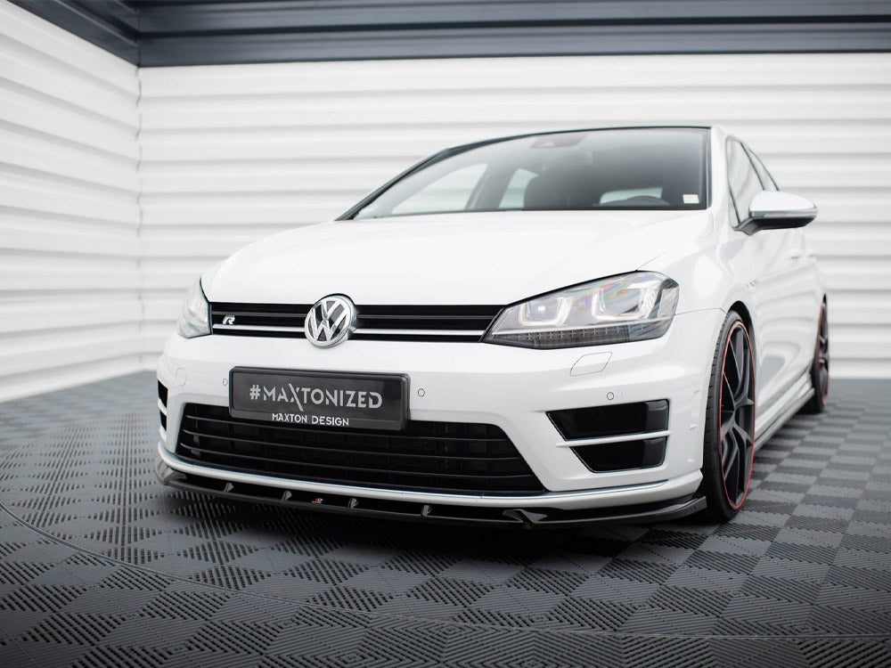 Maxton Design Front Splitter V.5 Volkswagen Golf R / R-Line Mk7 - VW-GO-7-R-FD5G - Image 2
