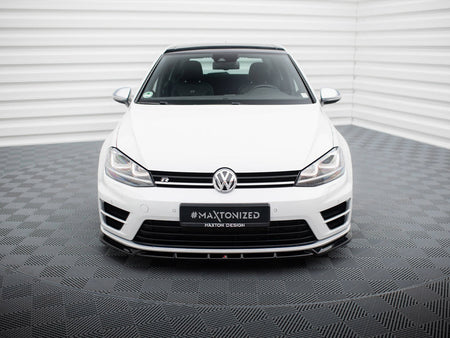 Maxton Design Front Splitter V.5 Volkswagen Golf R / R-Line Mk7 - VW-GO-7-R-FD5G - Image 3