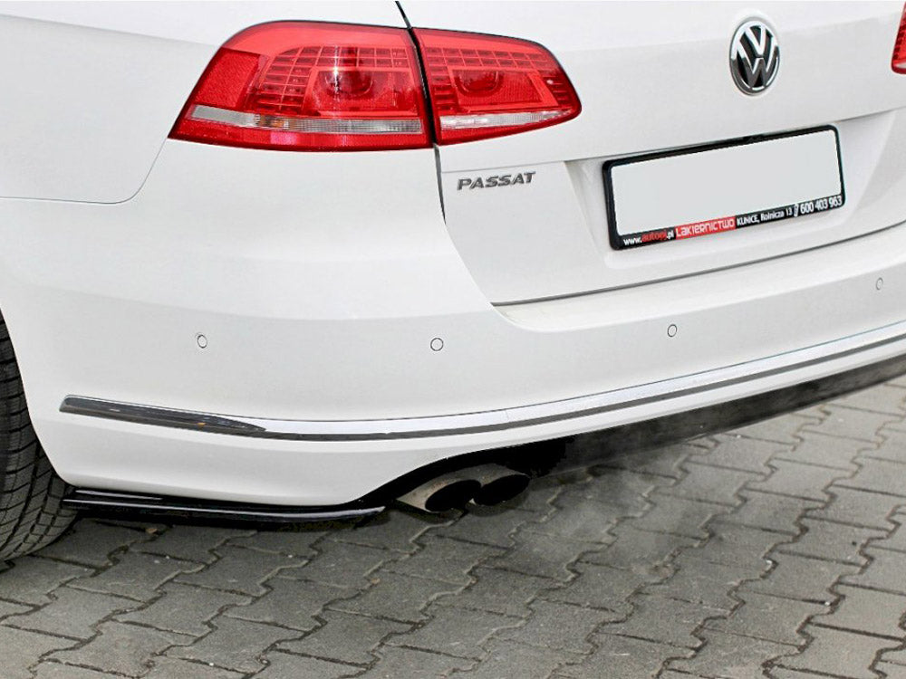 Maxton Design Rear Side Splitters Volkswagen Passat R-Line B7 Variant - Carbon Look - VW-PA-B7-RLINE-VA-RSD1C - Image 2