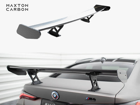 Maxton Design Carbon Spoiler With Internal Brackets Uprights BMW M4 G82 / G82 Facelift / M440i / 4 M-Pack G22 / G22 Facelift - CF-BM-4-G82-M-WING5-INT-245-P - Image 1