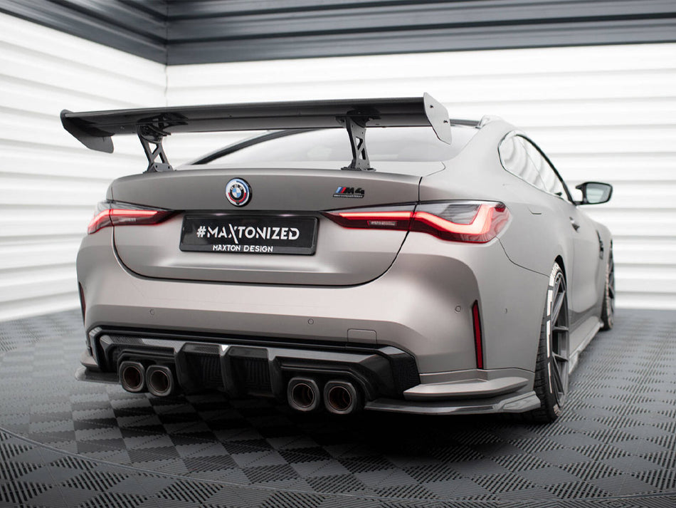 Maxton Design Carbon Spoiler With Internal Brackets Uprights BMW M4 G82 / G82 Facelift / M440i / 4 M-Pack G22 / G22 Facelift - CF-BM-4-G82-M-WING5-INT-245-P - Image 2