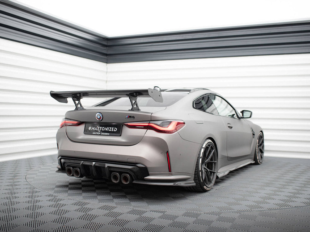 Maxton Design Carbon Spoiler With Internal Brackets Uprights BMW M4 G82 / G82 Facelift / M440i / 4 M-Pack G22 / G22 Facelift - CF-BM-4-G82-M-WING5-INT-245-P - Image 4
