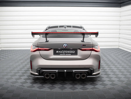 Maxton Design Carbon Spoiler With Internal Brackets Uprights + LED BMW M4 G82 / G82 Facelift / M440i / 4 M-Pack G22 / G22 Facelift - CF-BM-4-G82-M-WING5-INT-245-P+LED - Image 8