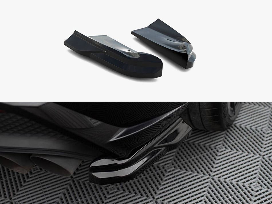 Maxton Design Rear Side Splitters Porsche Macan GTS Mk1 Facelift 2 - PO-MA-1F-GTS-RSD1G - Image 1