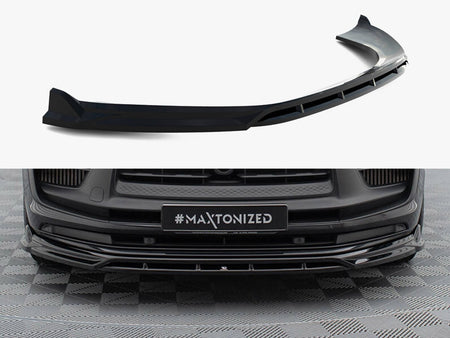 Maxton Design Front Splitter Porsche Macan GTS Mk1 Facelift 2 - PO-MA-1F-GTS-FD1G+FD1RG - Image 1