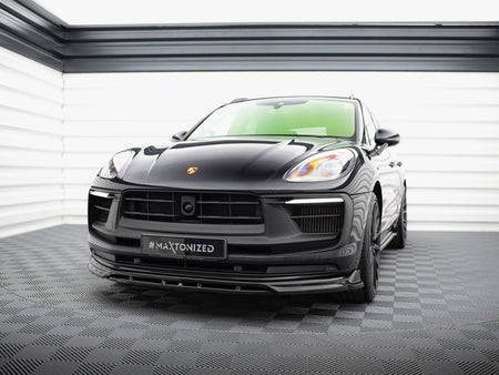 Maxton Design Front Splitter Porsche Macan GTS Mk1 Facelift 2 - PO-MA-1F-GTS-FD1G+FD1RG - Image 2