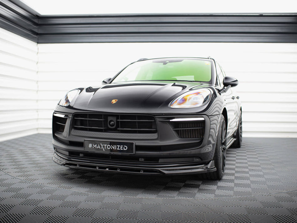 Maxton Design Front Splitter Porsche Macan GTS Mk1 Facelift 2 - PO-MA-1F-GTS-FD1G+FD1RG - Image 2