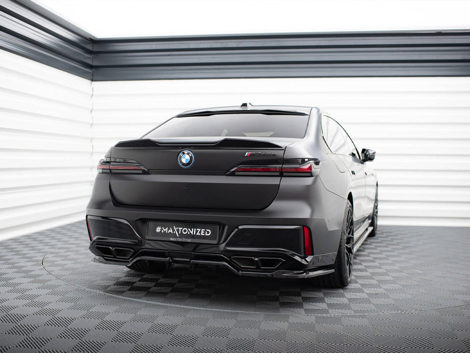 Maxton Design Central Rear Splitter (Vertical Bars) BMW M760e G70 - BM-7-G70-M760E-RSD1G+RD1G - Image 2