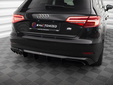 Maxton Design Rear Valance Audi A3 Sportback 8V Facelift (Version with double exhaust tip) - AU-A3-3F-SB-RS1GOO_ - Image 3