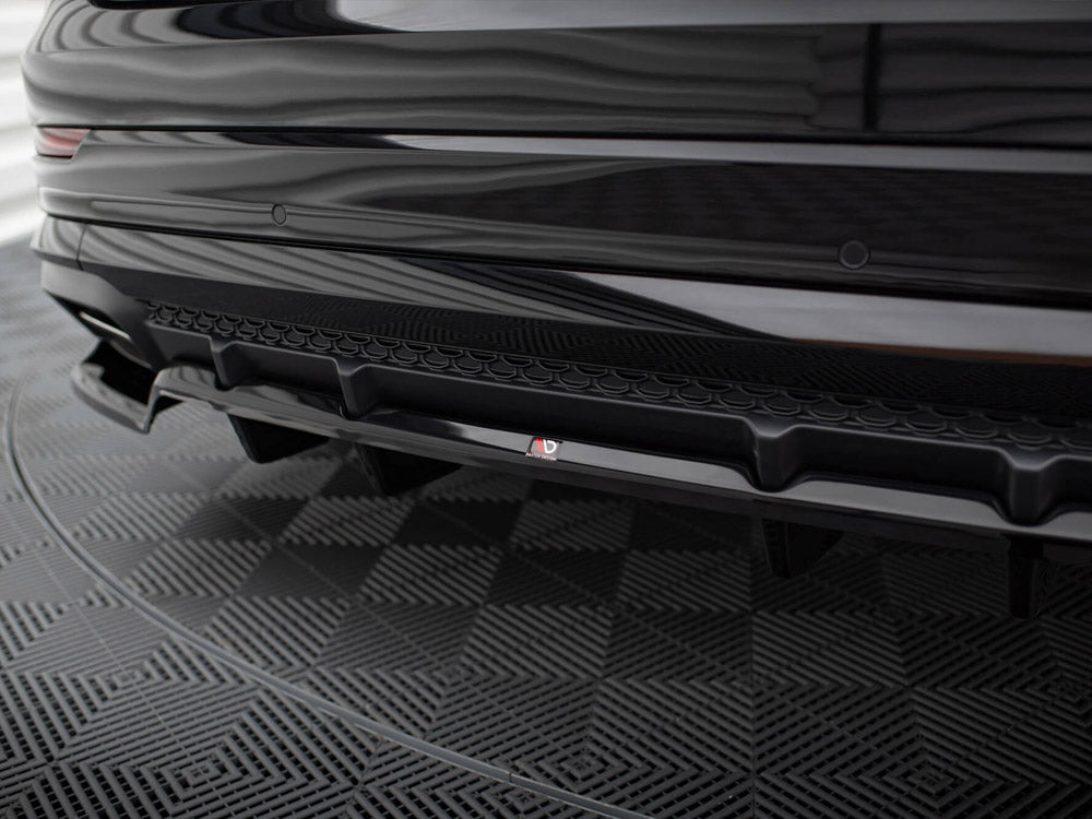 Rear Splitter (Vertical Bars) V.1 Audi SQ8 / Q8 S-Line Mk1 Facelift
