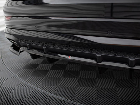 Rear Splitter (Vertical Bars) V.1 Audi SQ8 / Q8 S-Line Mk1 Facelift
