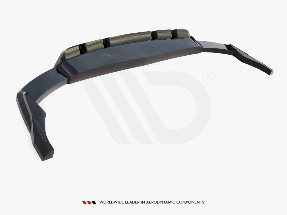 Rear Splitter (Vertical Bars) V.1 Audi SQ8 / Q8 S-Line Mk1 Facelift