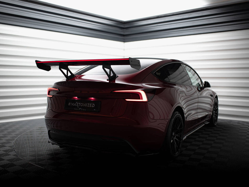 Maxton Design Carbon Spoiler + LED Tesla Model 3 - CF-TE-MODEL3-1-245-P+LED - Image 2