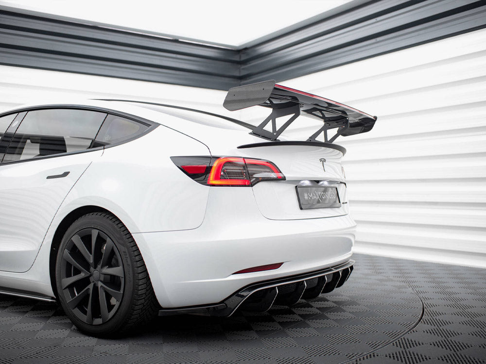 Maxton Design Carbon Spoiler + LED Tesla Model 3 - CF-TE-MODEL3-1-245-P+LED - Image 15