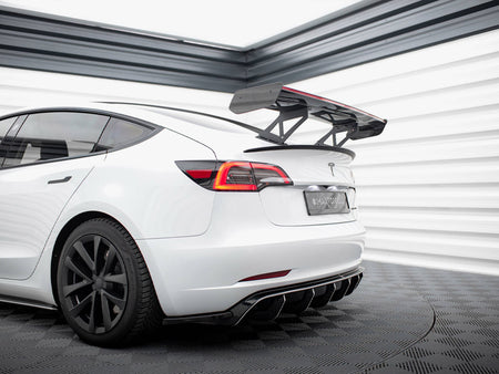 Maxton Design Carbon Spoiler + LED Tesla Model 3 - CF-TE-MODEL3-1-245-P+LED - Image 15