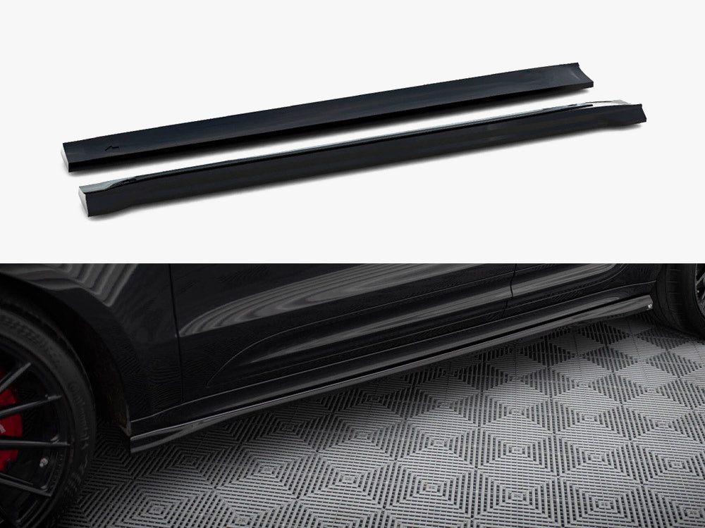 Maxton Design Side Skirts Diffusers Porsche Macan T / GTS Mk1 Facelift 2 - PO-MA-1F2-T-SD1G - Image 1