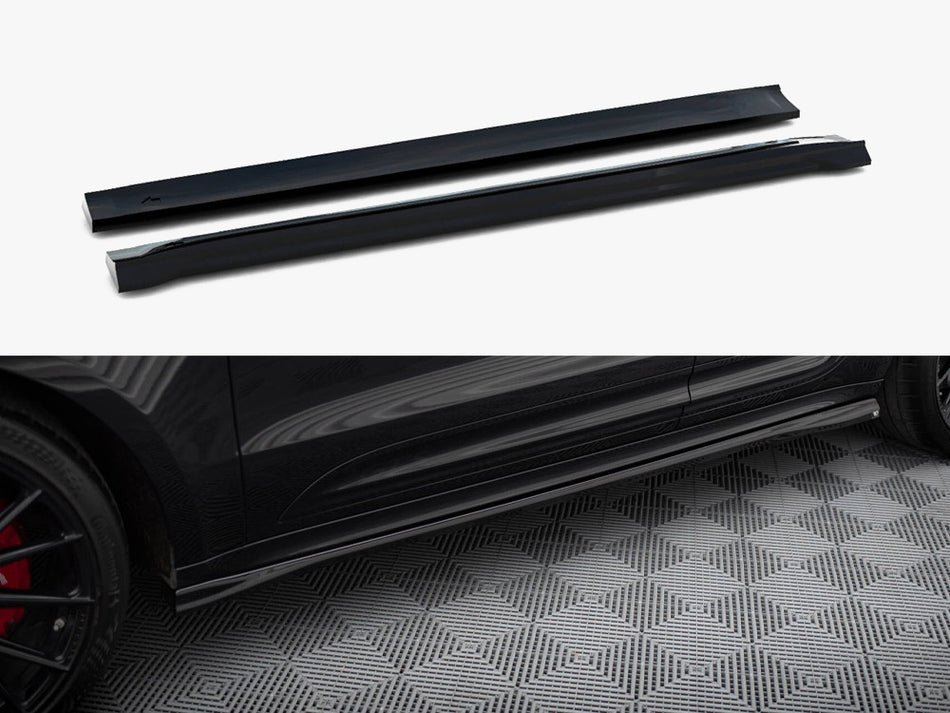 Maxton Design Side Skirts Diffusers Porsche Macan T / GTS Mk1 Facelift 2 - PO-MA-1F2-T-SD1G - Image 1