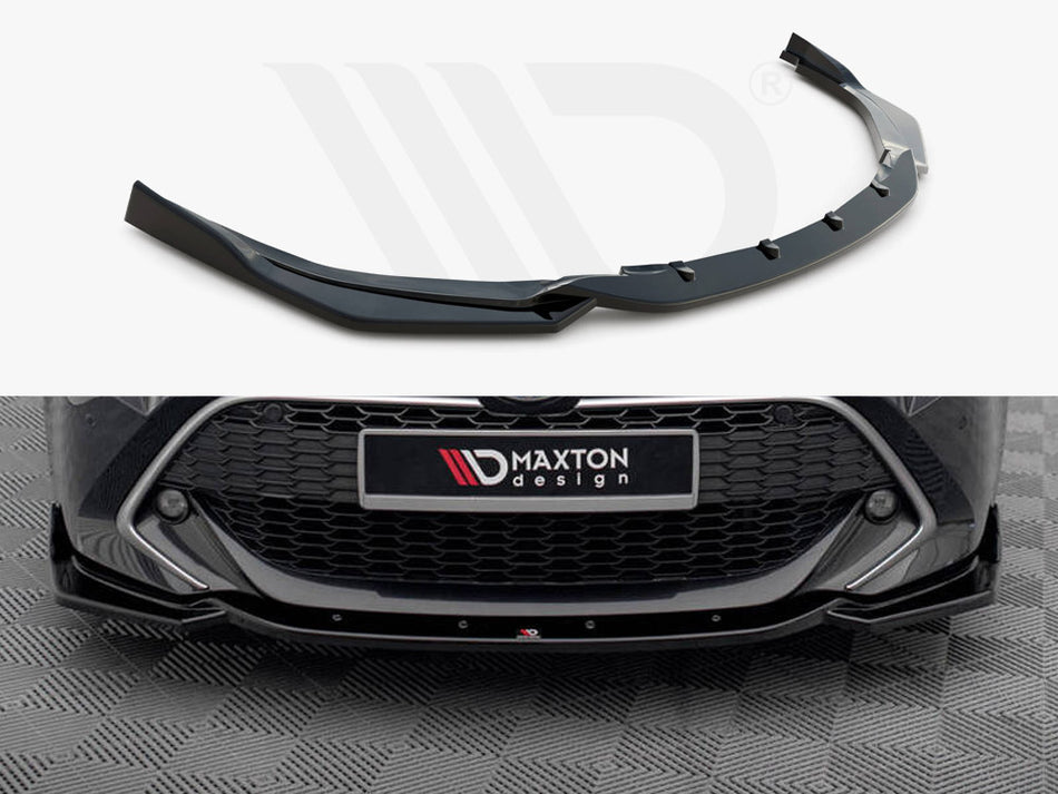 MAXTON DESIGN Front Splitter V.2 Toyota Corolla Mk12 Touring Sports / Hatchback