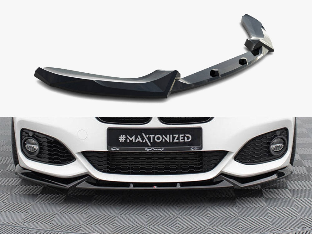 Maxton Design Front Splitter V.5 BMW 1 M-Pack / M140i F20 Facelift - BM-1-F20F-M-FD5G - Image 1