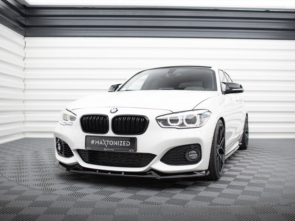 Maxton Design Front Splitter V.5 BMW 1 M-Pack / M140i F20 Facelift - BM-1-F20F-M-FD5G - Image 2