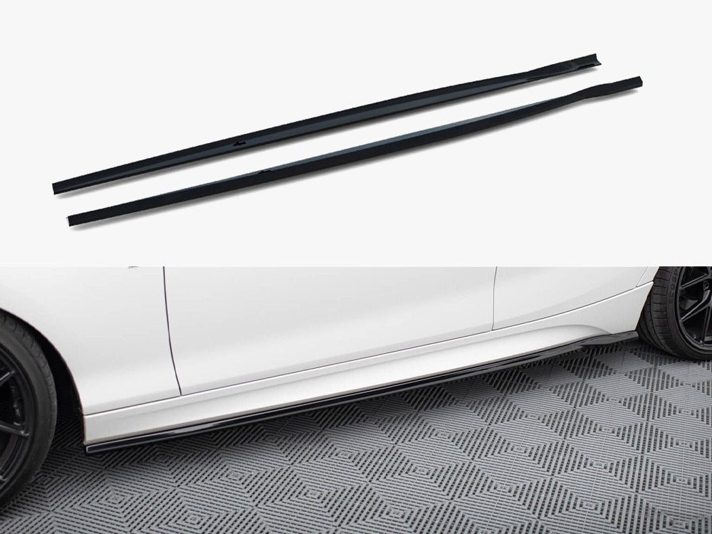 Maxton Design Side Skirts Diffusers V.5 BMW 1 M-Pack / M140i F20 Facelift - BM-1-F20F-M-SD4G - Image 1