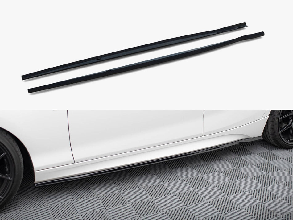 Maxton Design Side Skirts Diffusers V.5 BMW 1 M-Pack / M140i F20 Facelift - BM-1-F20F-M-SD4G - Image 1