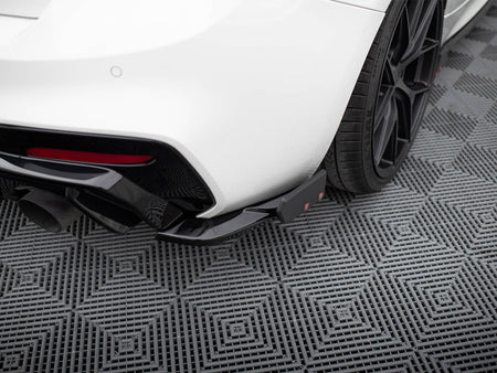 Rear Side Splitters V.5 + Flaps (For rear valance v.3) BMW 1 M-Pack / M140i F20 Facelift