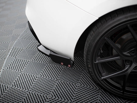 Maxton Design Rear Side Splitters V.5 + Flaps (For rear valance v.3) BMW 1 M-Pack / M140i F20 Facelift - BM-1-F20F-M-RSD5G+RSF1B - Image 4