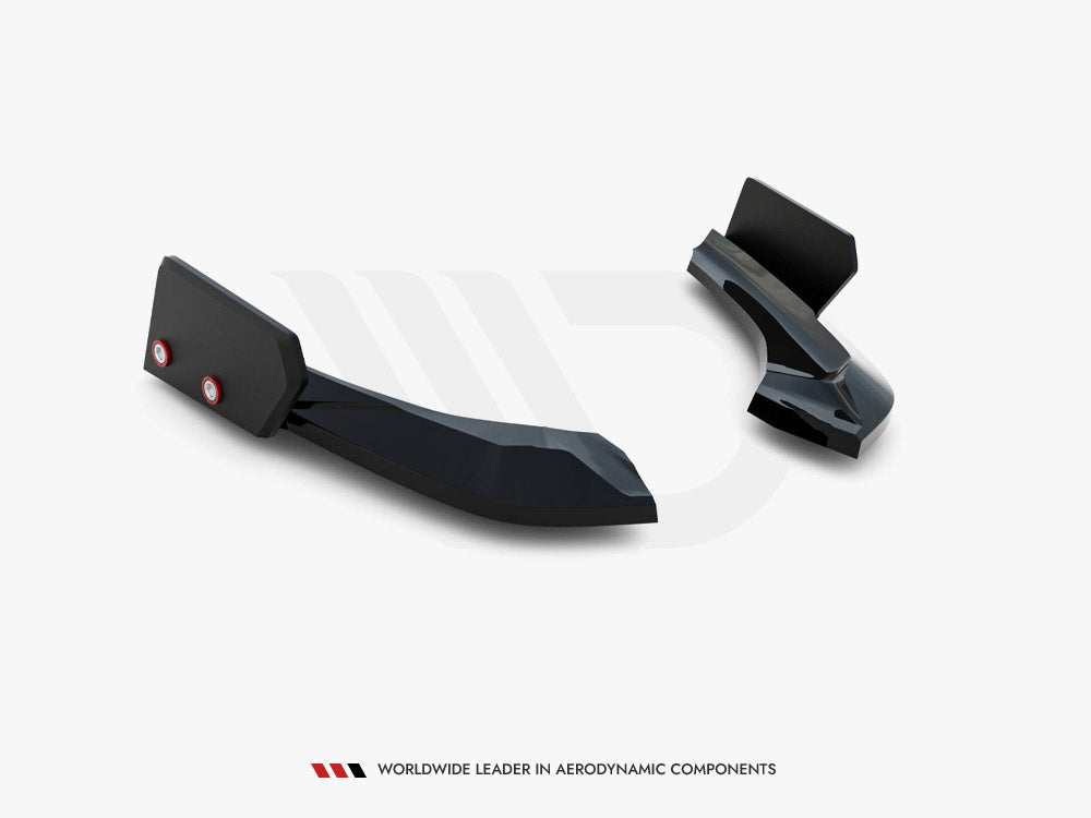 Maxton Design Rear Side Splitters V.5 + Flaps (For rear valance v.3) BMW 1 M-Pack / M140i F20 Facelift - BM-1-F20F-M-RSD5G+RSF1B - Image 5