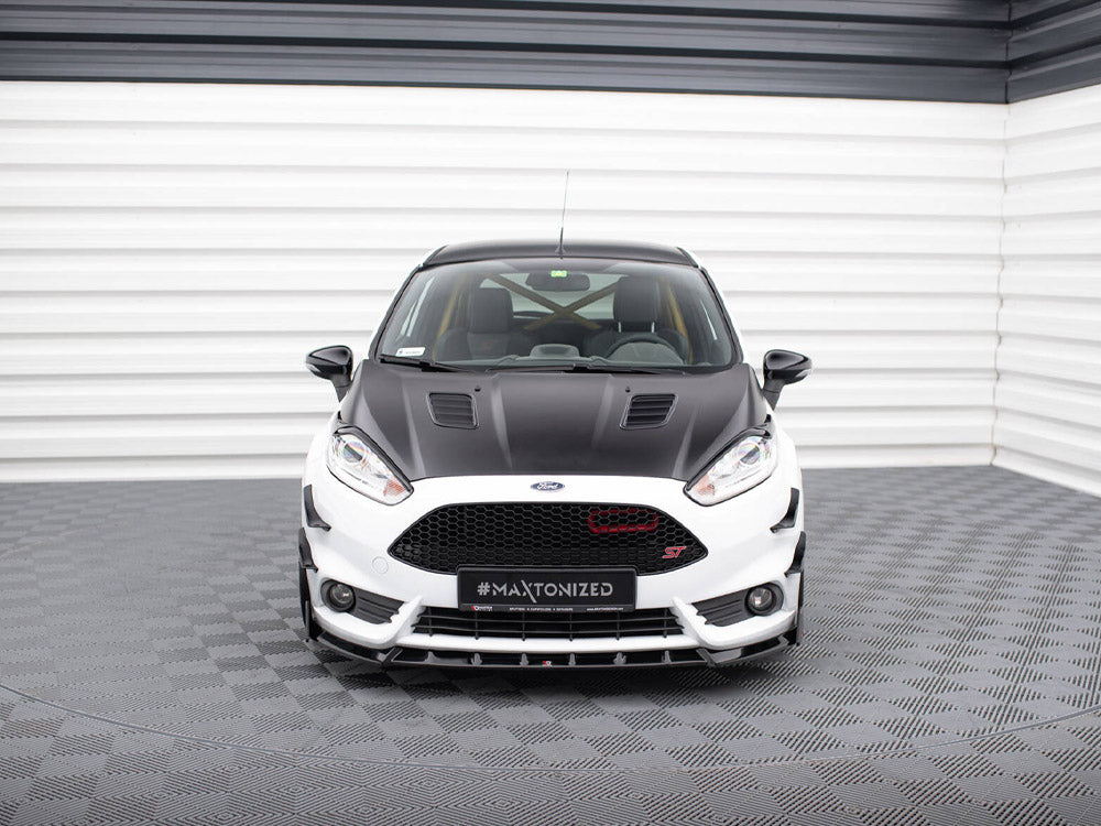Maxton Design Front Splitter V.6 + Flaps Ford Fiesta ST Mk7 Facelift - FO-FI-7F-ST-FD6G+FSF1B - Image 3