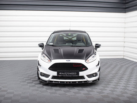 Maxton Design Front Splitter V.6 + Flaps Ford Fiesta ST Mk7 Facelift - FO-FI-7F-ST-FD6G+FSF1B - Image 3