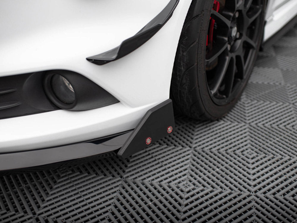 Maxton Design Front Splitter V.6 + Flaps Ford Fiesta ST Mk7 Facelift - FO-FI-7F-ST-FD6G+FSF1B - Image 5