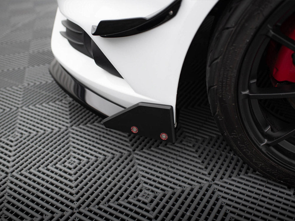 Maxton Design Front Splitter V.6 + Flaps Ford Fiesta ST Mk7 Facelift - FO-FI-7F-ST-FD6G+FSF1B - Image 6