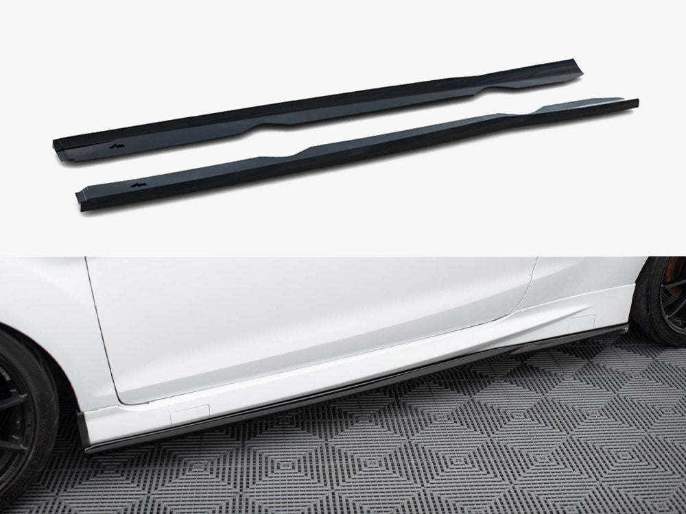 Maxton Design Side Skirts Diffusers V.4 Ford Fiesta ST / ST-Line Mk7 - FO-FI-7/7F-ST-SD4G - Image 1