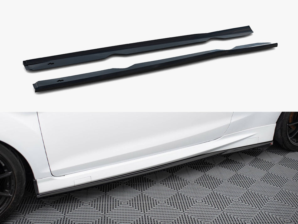 Maxton Design Side Skirts Diffusers V.4 Ford Fiesta ST / ST-Line Mk7 - FO-FI-7/7F-ST-SD4G - Image 1