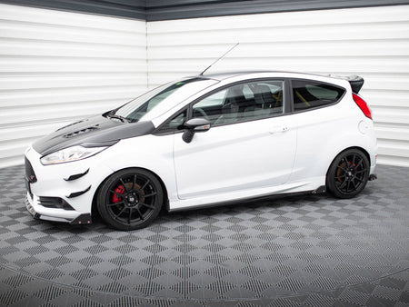 Maxton Design Side Skirts Diffusers V.4 + Flaps Ford Fiesta ST / ST-Line Mk7 - FO-FI-7/7F-ST-SD4G+SF1B - Image 2